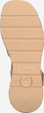 GABOR Remienkové sandále - Zlatá