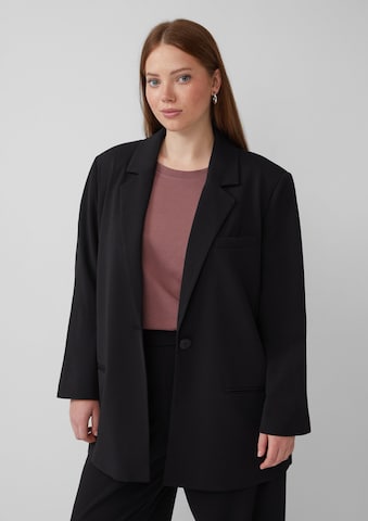 QS Blazer in Black: front