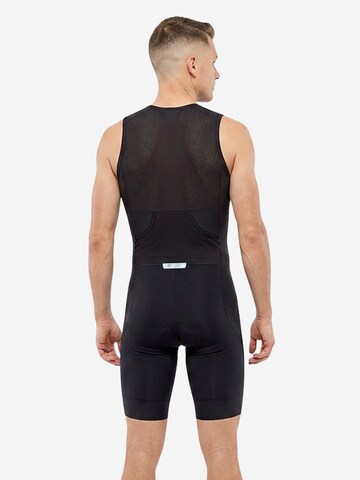 WULIBIKE - Ropa deportiva 'Wulibike Triathlonanzug Herren Ärmellos, atmungsaktiv, mit Polster' en negro