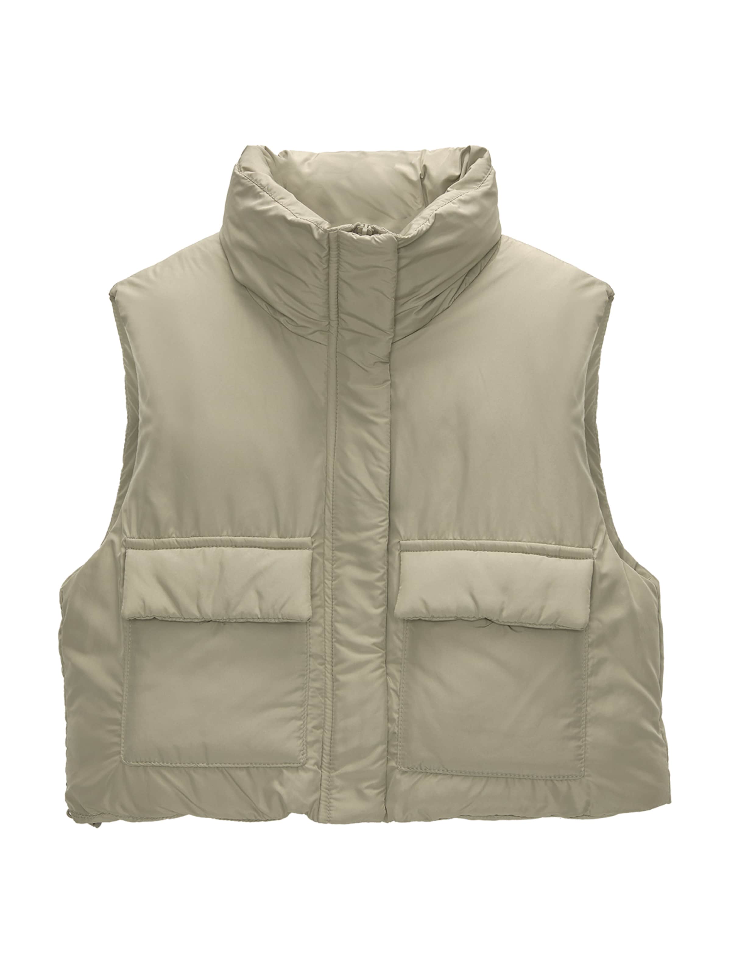 Pull&Bear Vest i pastelgrøn, Produktvisning