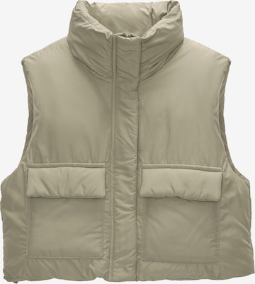 Pull&Bear Vest i grøn: forside