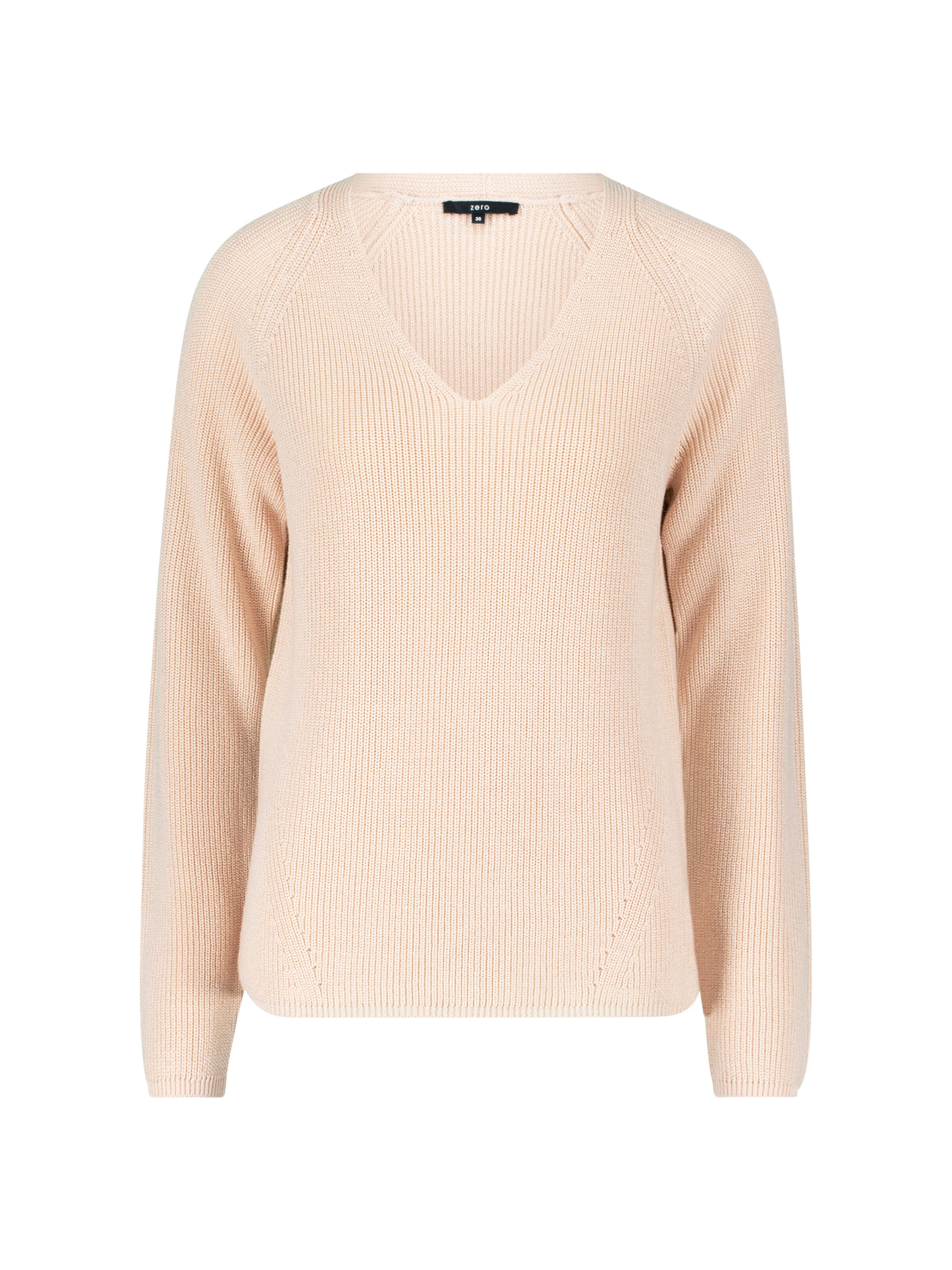 Pull-over zero en beige : devant
