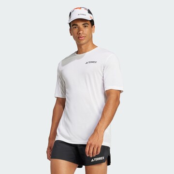 T-Shirt fonctionnel 'Xperior' ADIDAS TERREX en blanc : devant