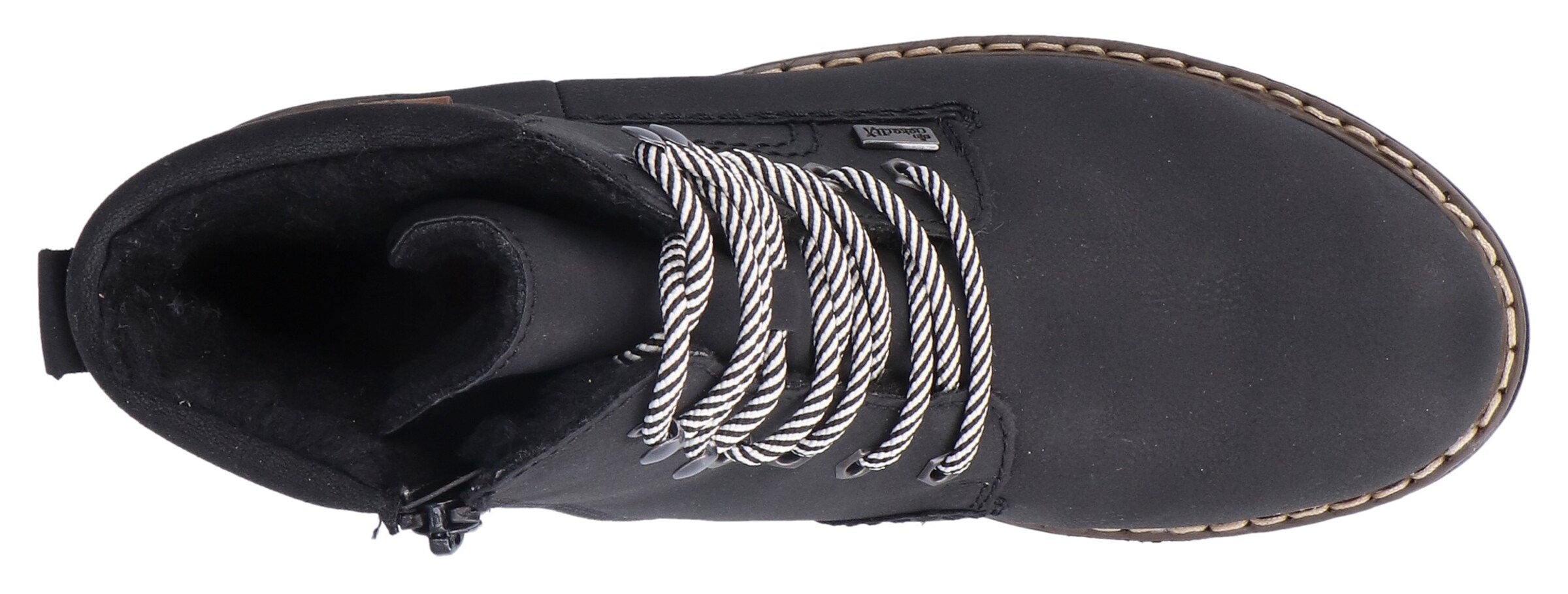 Rieker Gležnarji z vezalkami | črna barva