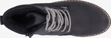 Rieker Lace-up bootie in Black