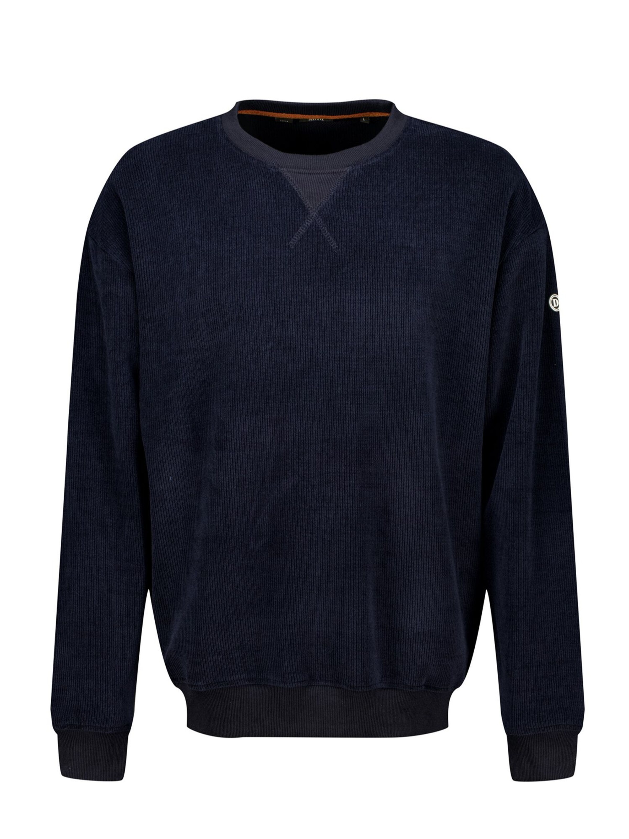 Deeluxe Sweatshirt in Blauw: voorkant