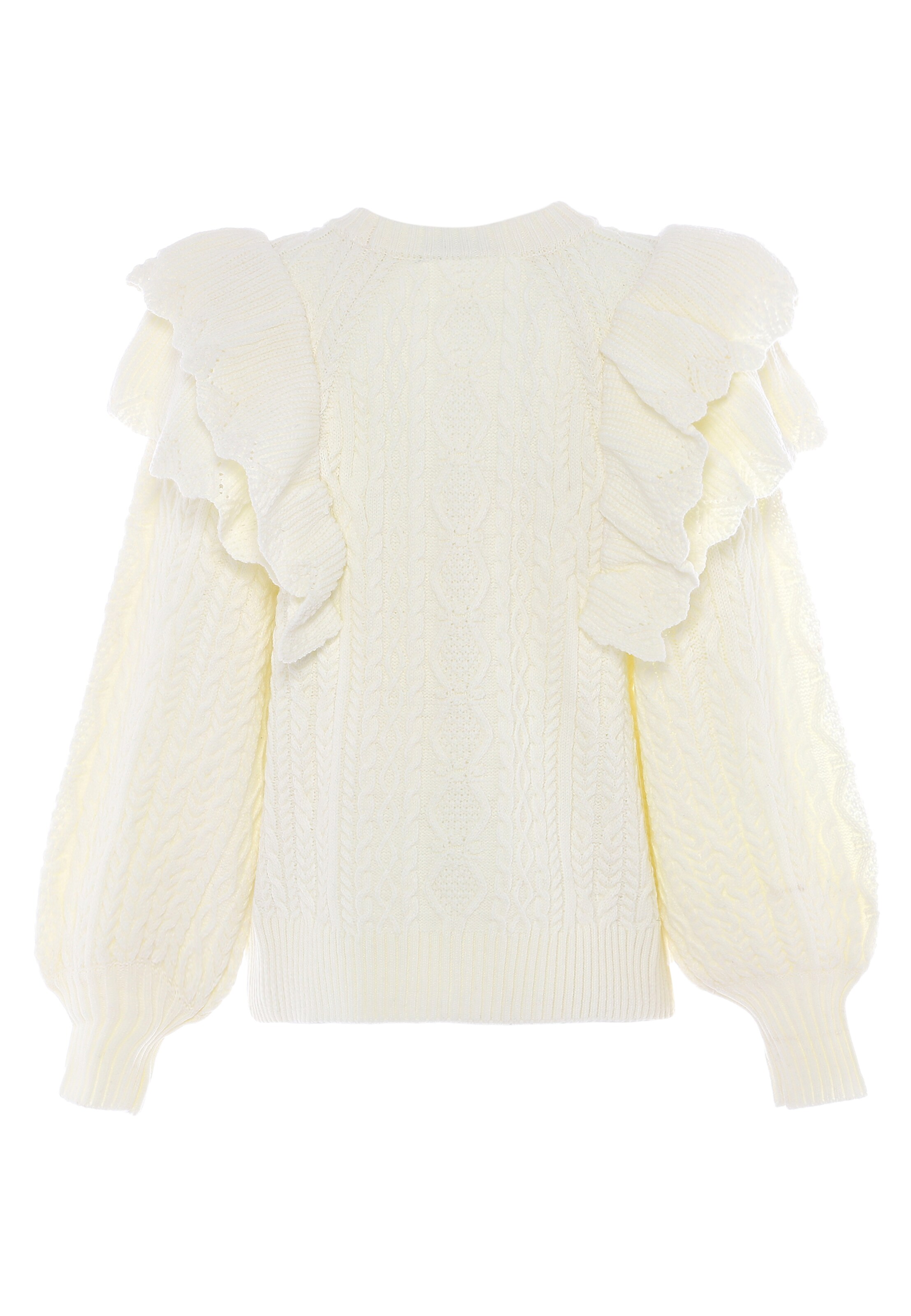 faina Sweater in White