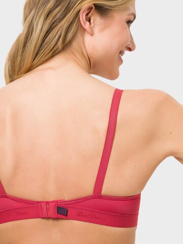 BeeDees T-shirt Bra 'BH Microfun W' in Red