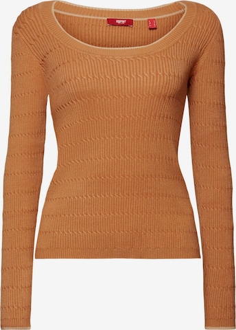 ESPRIT Sweater in Brown: front