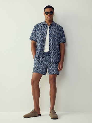 Next Zwemshorts 'Navajo' in Blauw