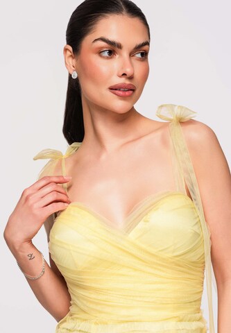 Ombre Abendkleid in Gelb