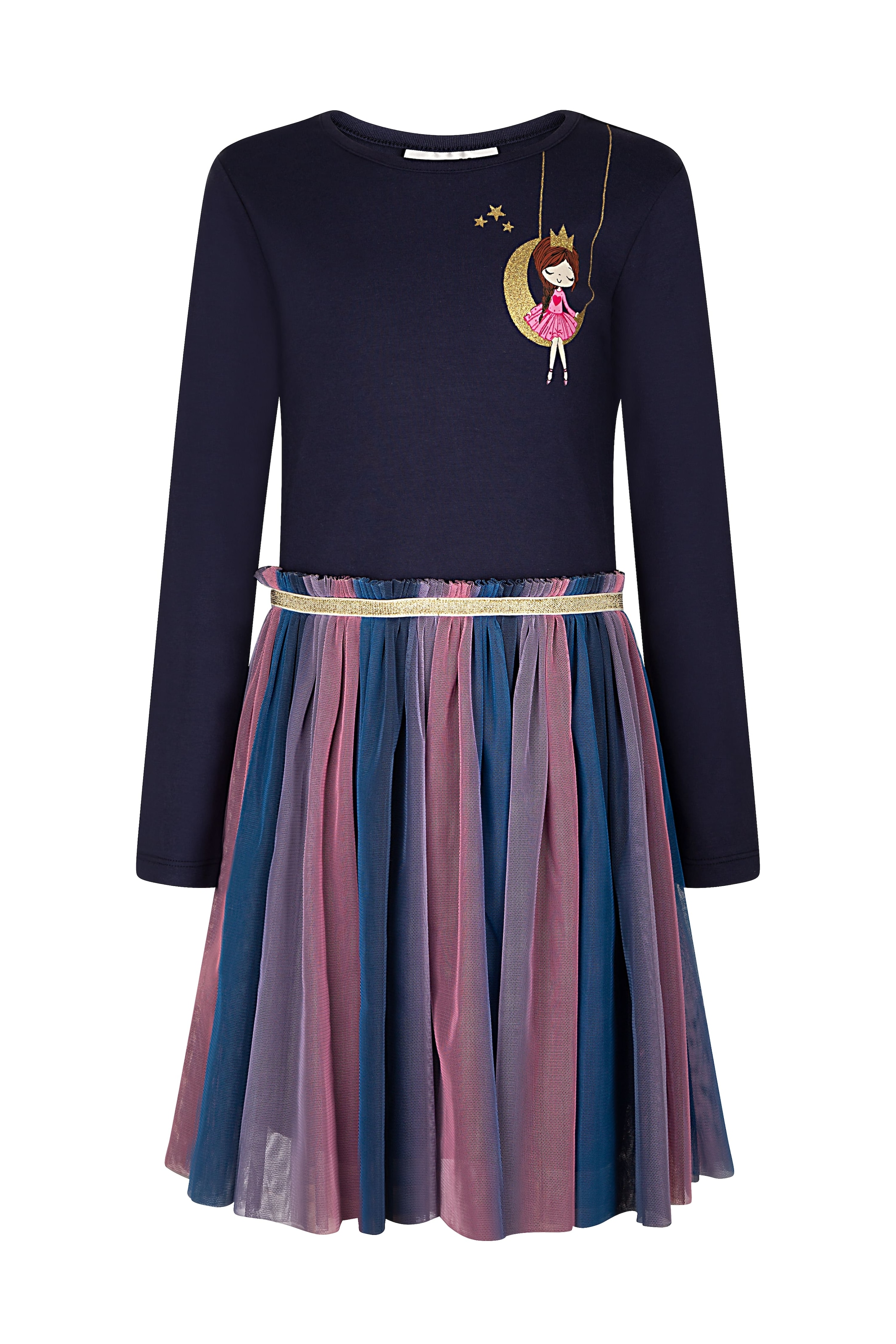 happy girls - Vestido en azul: frente