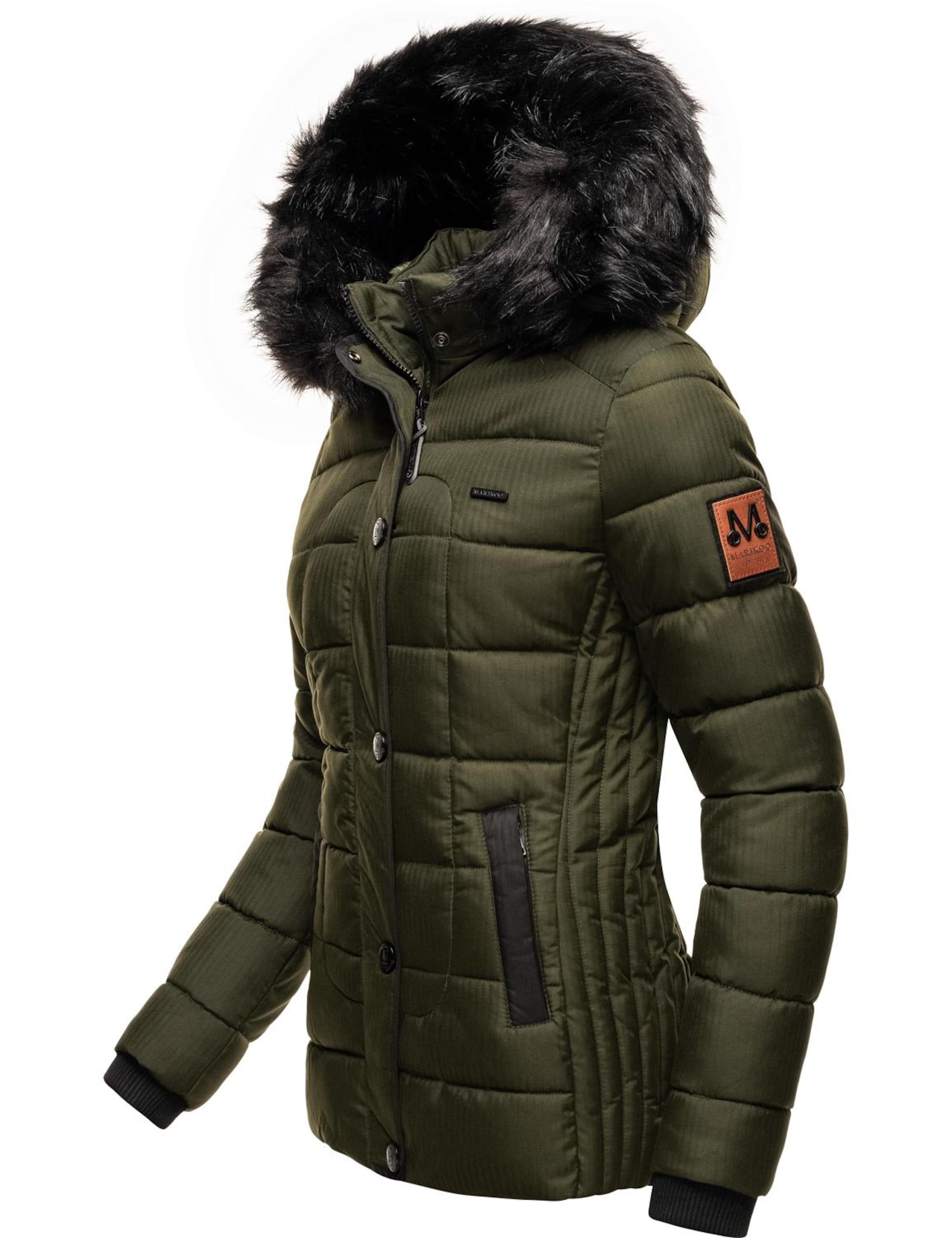 MARIKOO Зимняя куртка 'Unique' в Зеленый