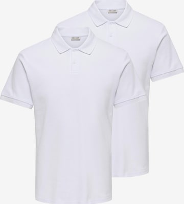 Only & Sons Shirt 'Ben' in White: front