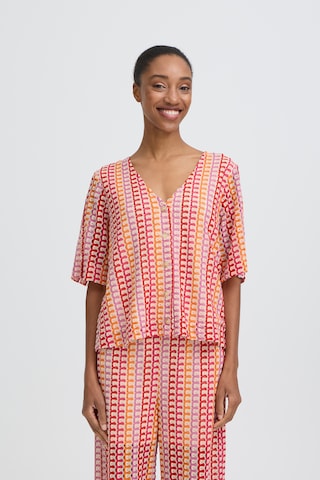 b.young Blouse 'BYPriska' in Roze: voorkant