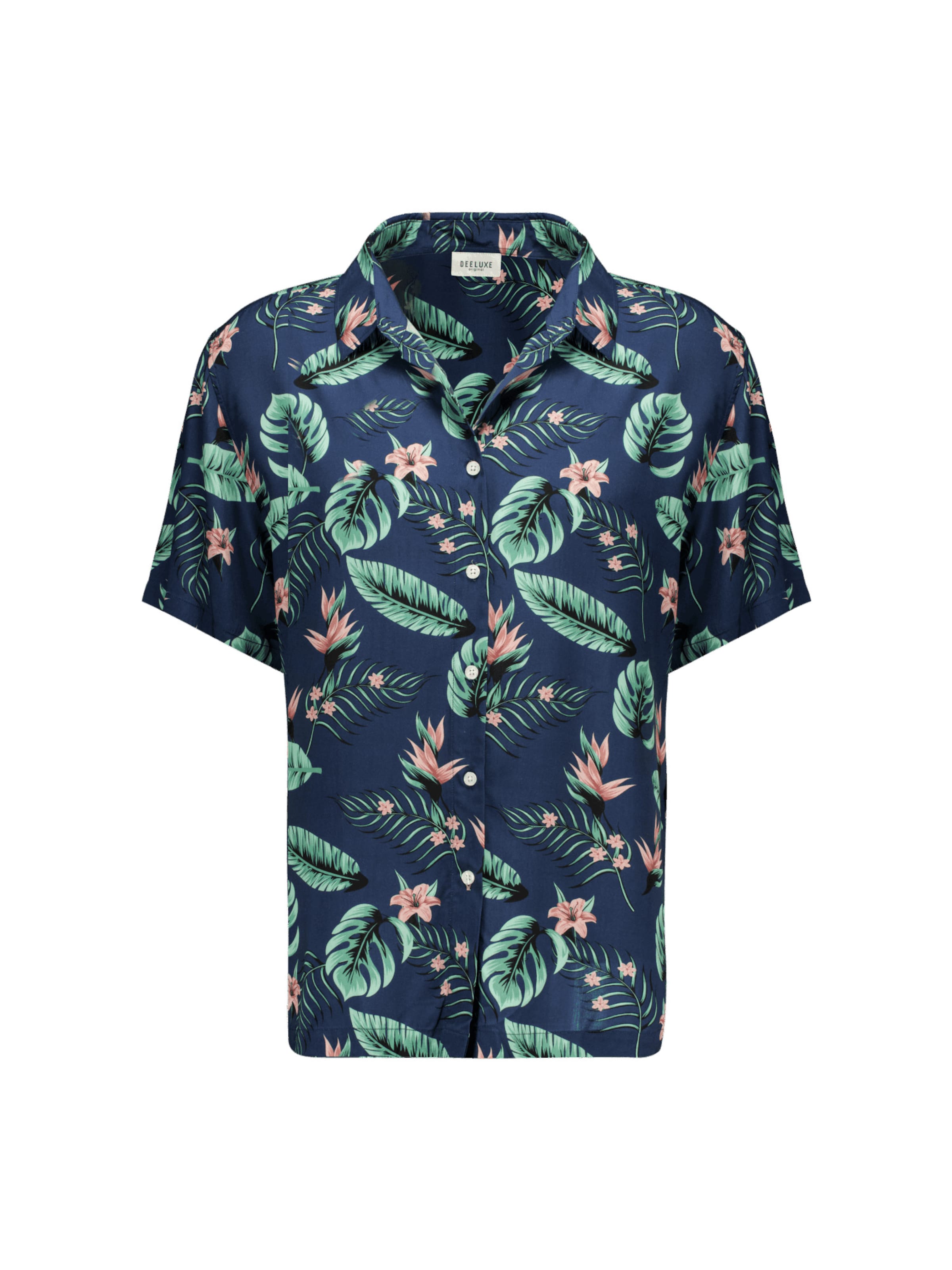 Fit confort Chemise 'Sahel' Deeluxe en bleu : devant