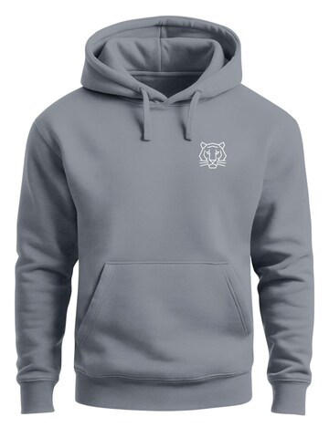 Neverless Sweatshirt 'Polygon Tiger'‌‌‌‌‌‌‌‌‌‌ in Grau: Vorderseite