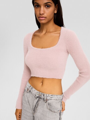 Bershka Pullover in Pink