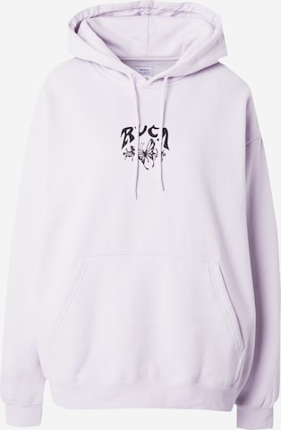 RVCA Sweatshirt in Purple: front