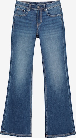 Pull&BearBootcut/trapezice Traperice - plava boja: prednji dio