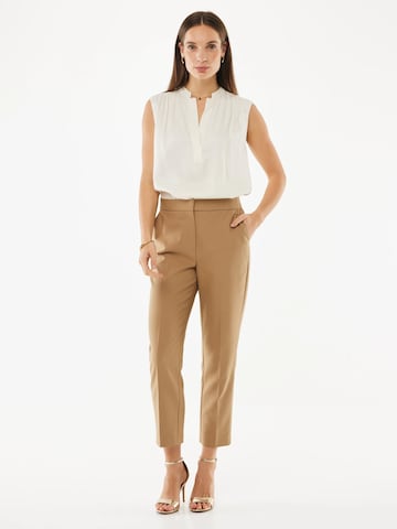 Effilé Pantalon à plis 'Cosmea' MEXX en beige