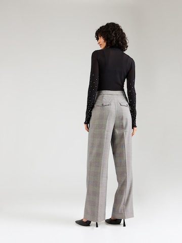 BONOBO Wide leg Trousers with creases in Black