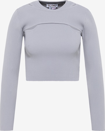 myMo ATHLSR Athletic Sweater in Grey: front