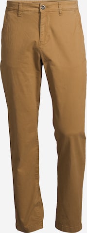 Pantalon chino AÉROPOSTALE en marron : devant