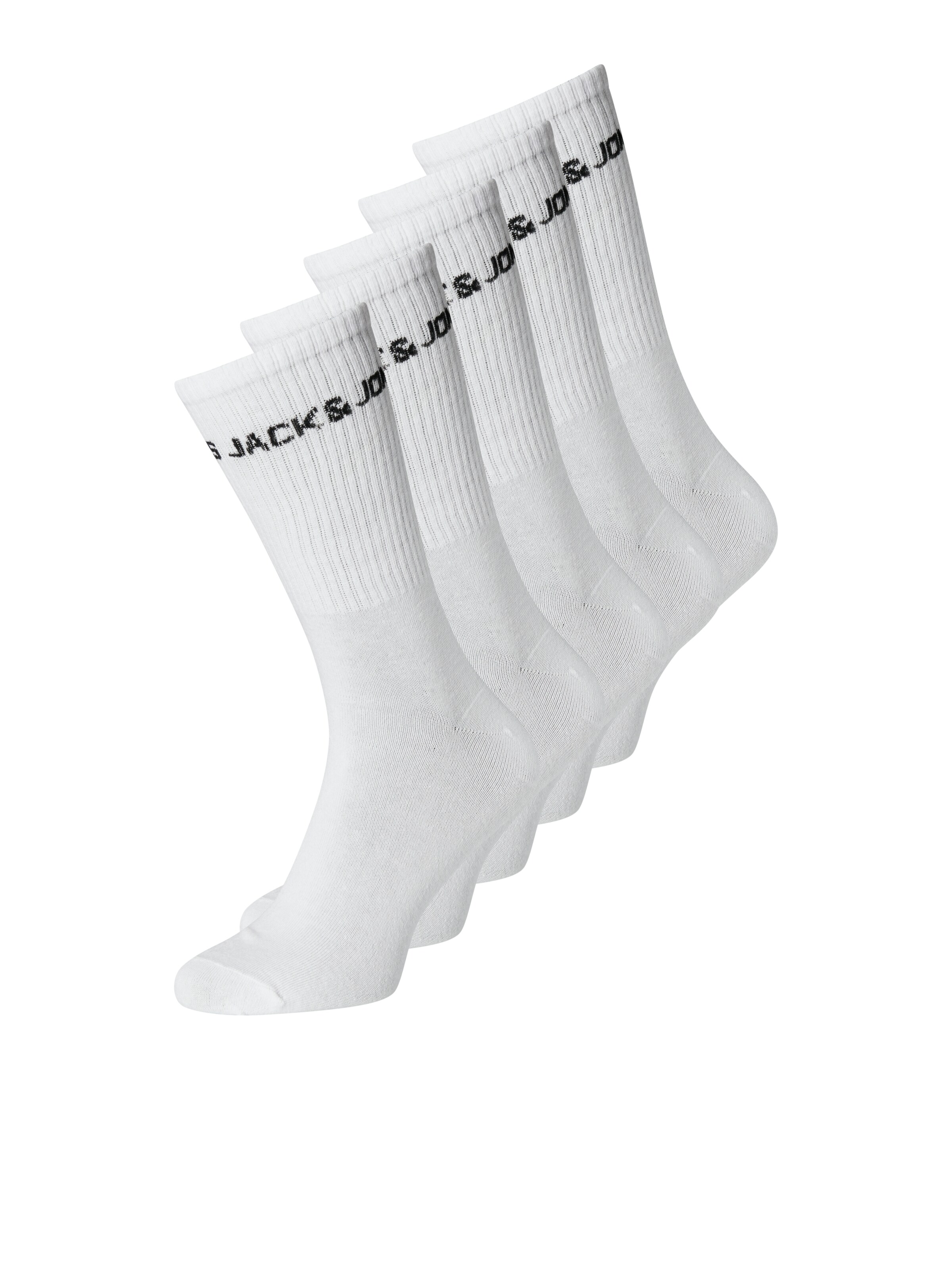 Calzino di Jack & Jones Plus in bianco: frontale