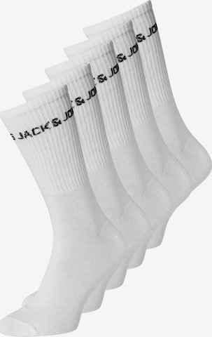 Jack & Jones Plus Socks in White: front