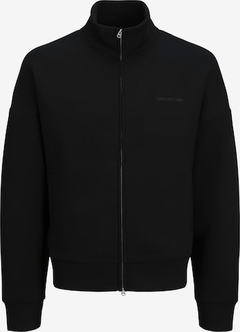 JACK & JONES - Sudadera con cremallera 'JCOKINETIC' en negro: frente