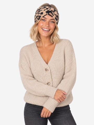 Seasons of April Headband in Brown: front
