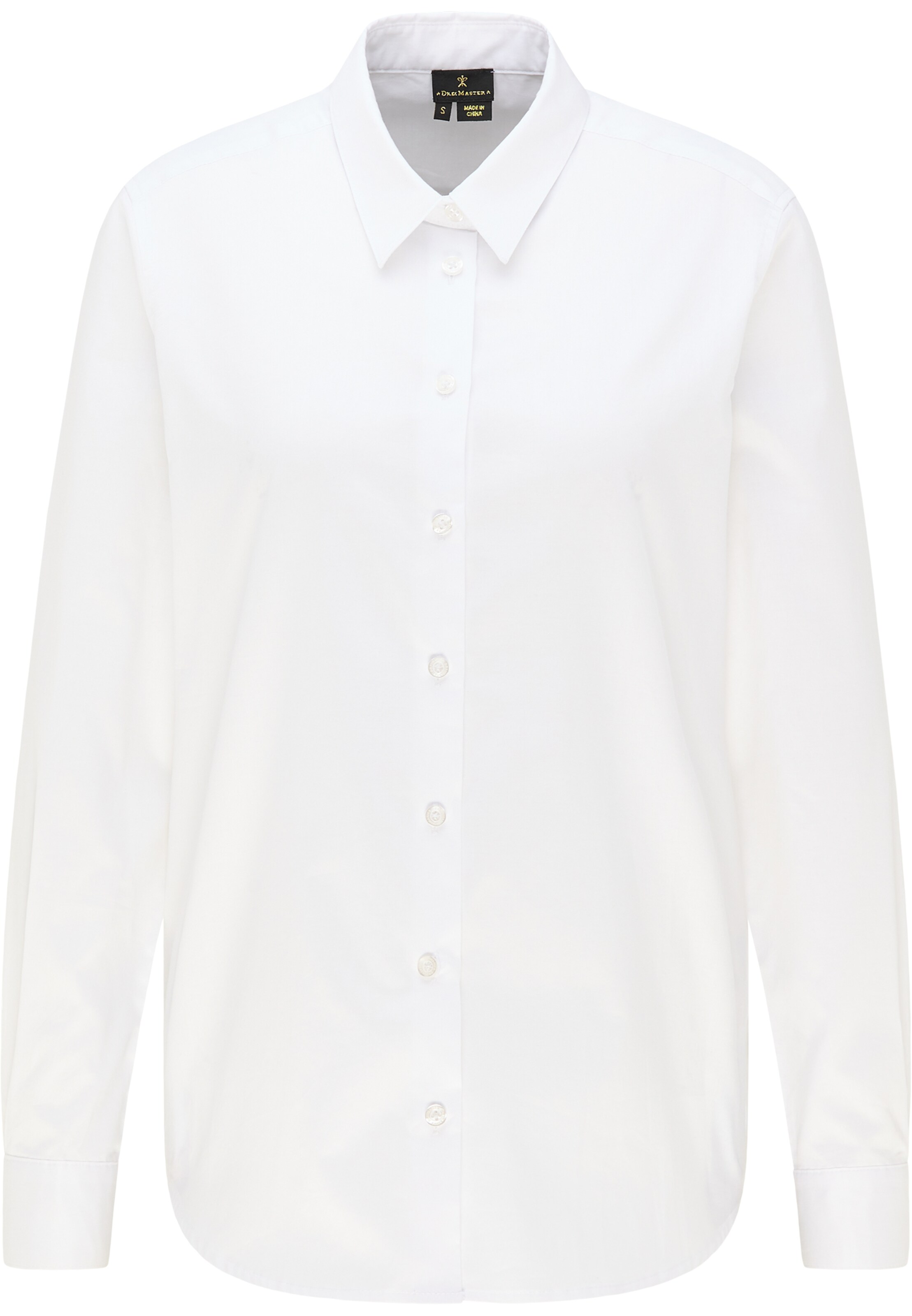 DreiMaster Klassik Camicia da donna in Bianco 