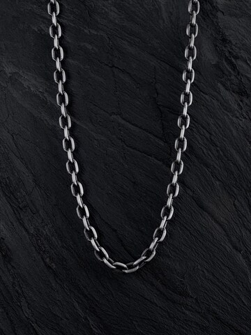 REYTEL Necklace 'ANCHOR WEAVE' in Silver: front