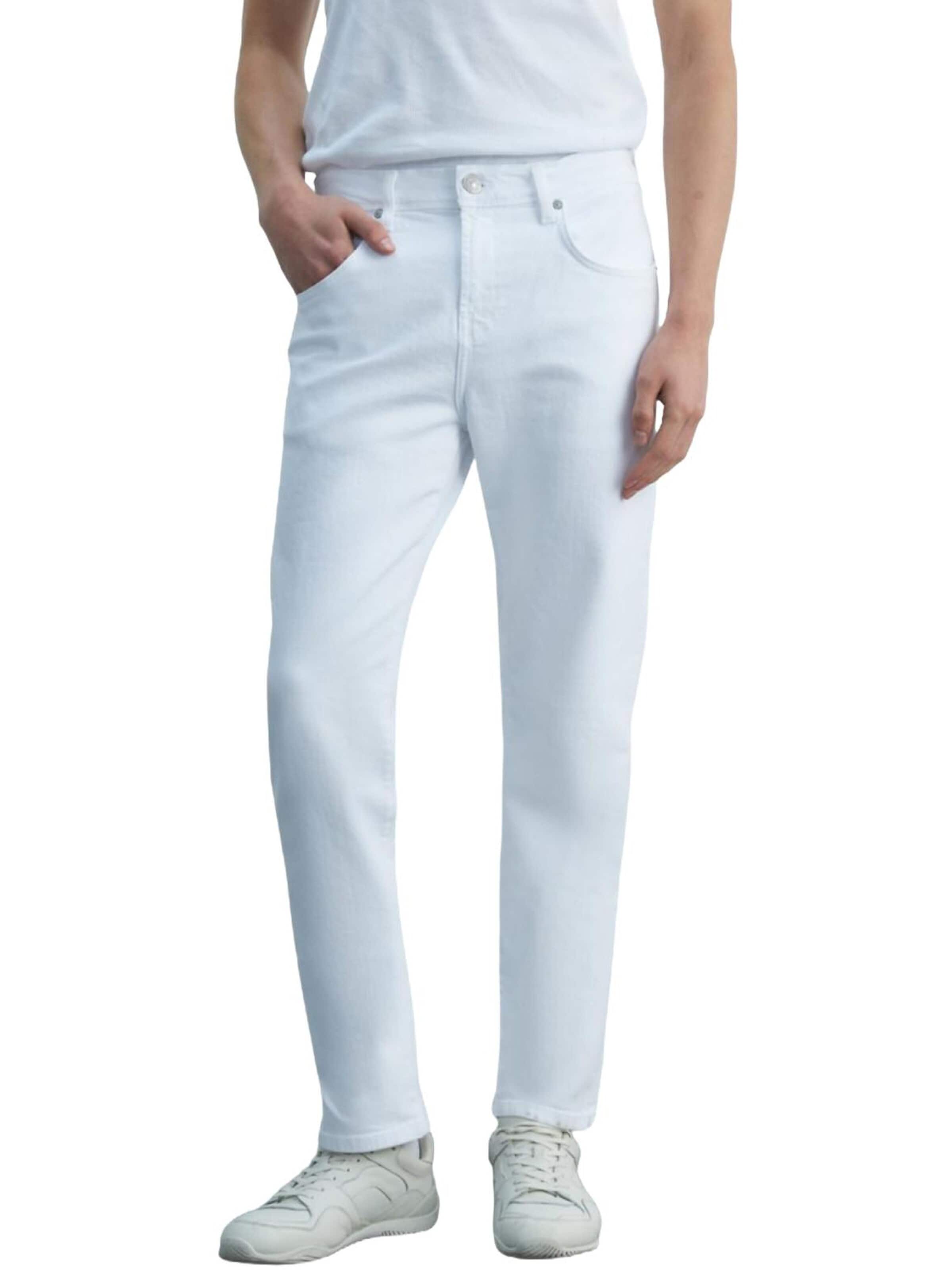 LTB Jeans Slimfit Jeans 'LTB Jeans Herren Sawyer P Skinny Leg Mid Waist Jeanshose' in Wit: voorkant