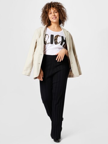 Key Largo T-Shirt 'RICH' in Weiß