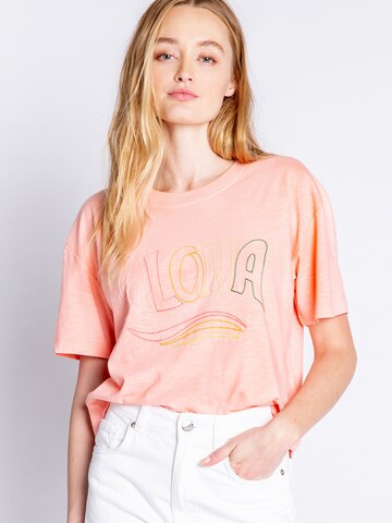 T-shirt ' Cozy' PJ Salvage en rose