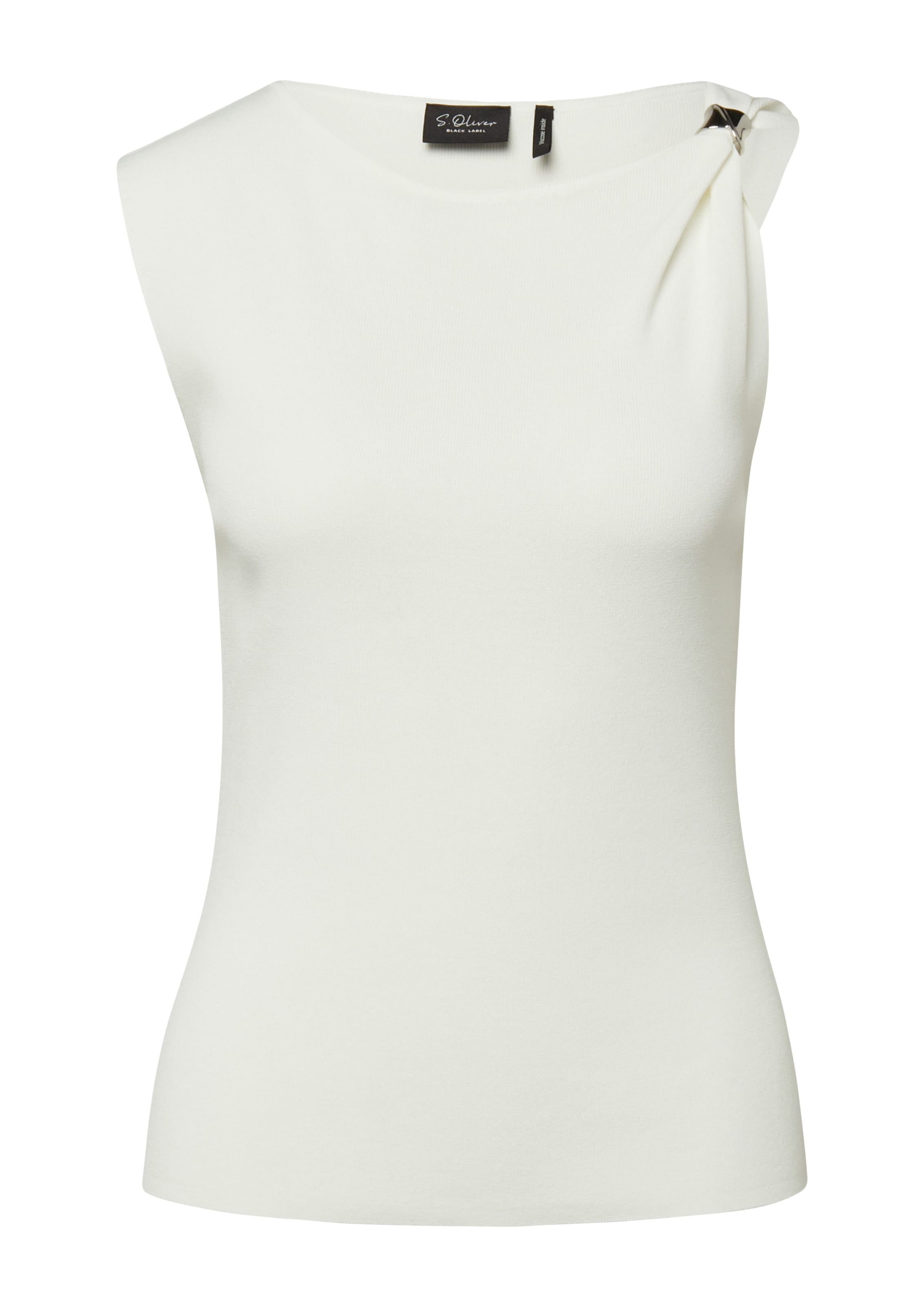 s.Oliver BLACK LABEL Gebreide top in Beige: voorkant