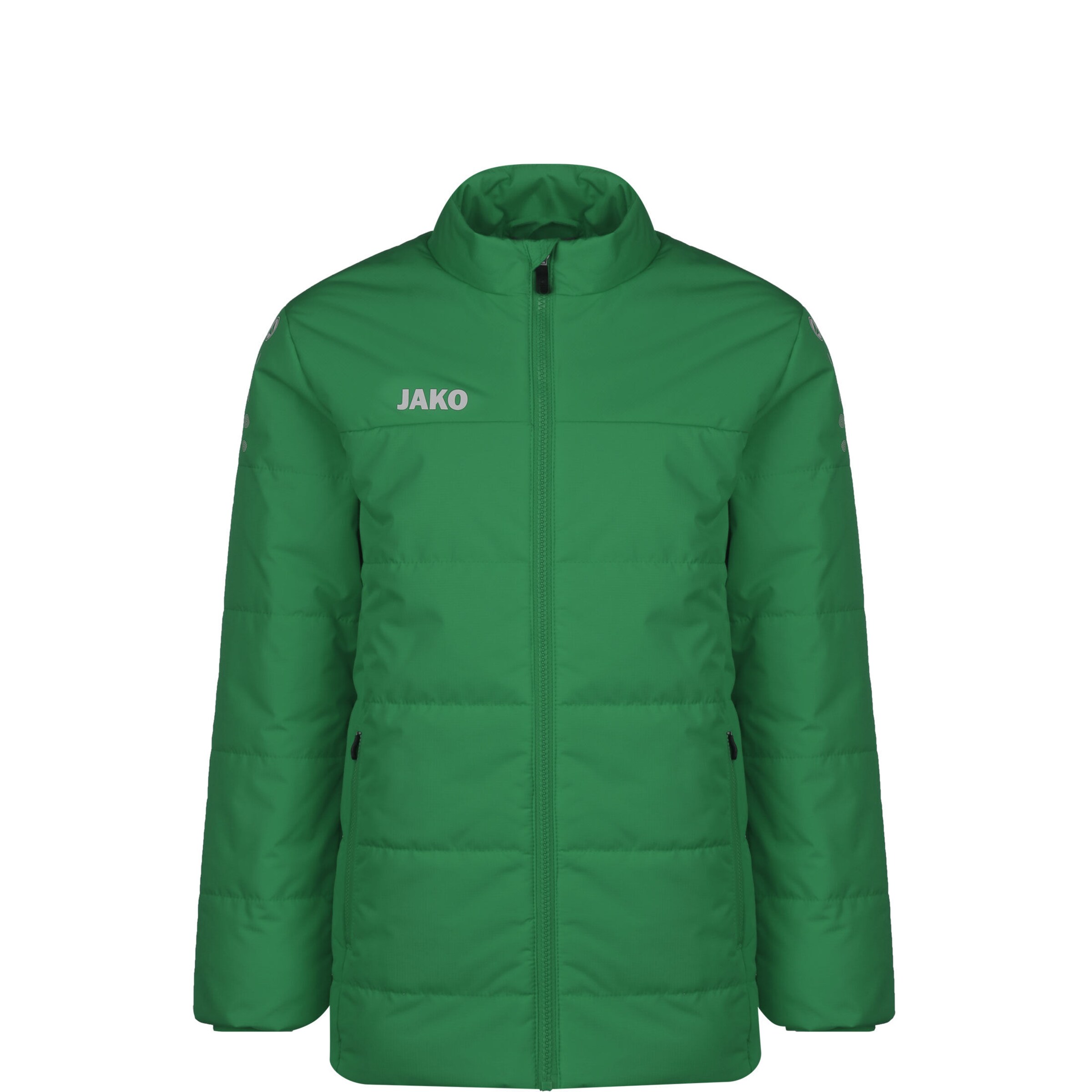 JAKO Sportovní bunda 'Team Coach' – zelená: přední strana
