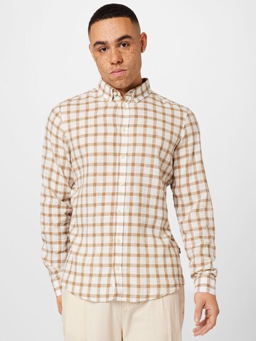 Casual Friday Regular fit Button Up Shirt 'Anton' in White: front