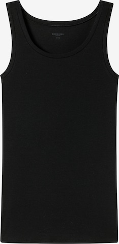 SCHIESSER Top ' Pure Rib ' in Black: front