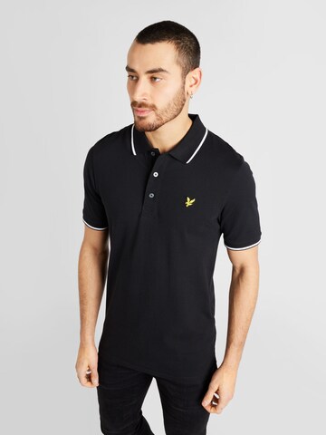 Lyle & Scott - Camiseta en negro: frente