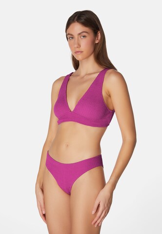 SORBET ISLAND Triangle Bikini 'Aqua' in Purple: front