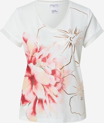 ZABAIONEMajica 'Da44la' - bijela boja: prednji dio