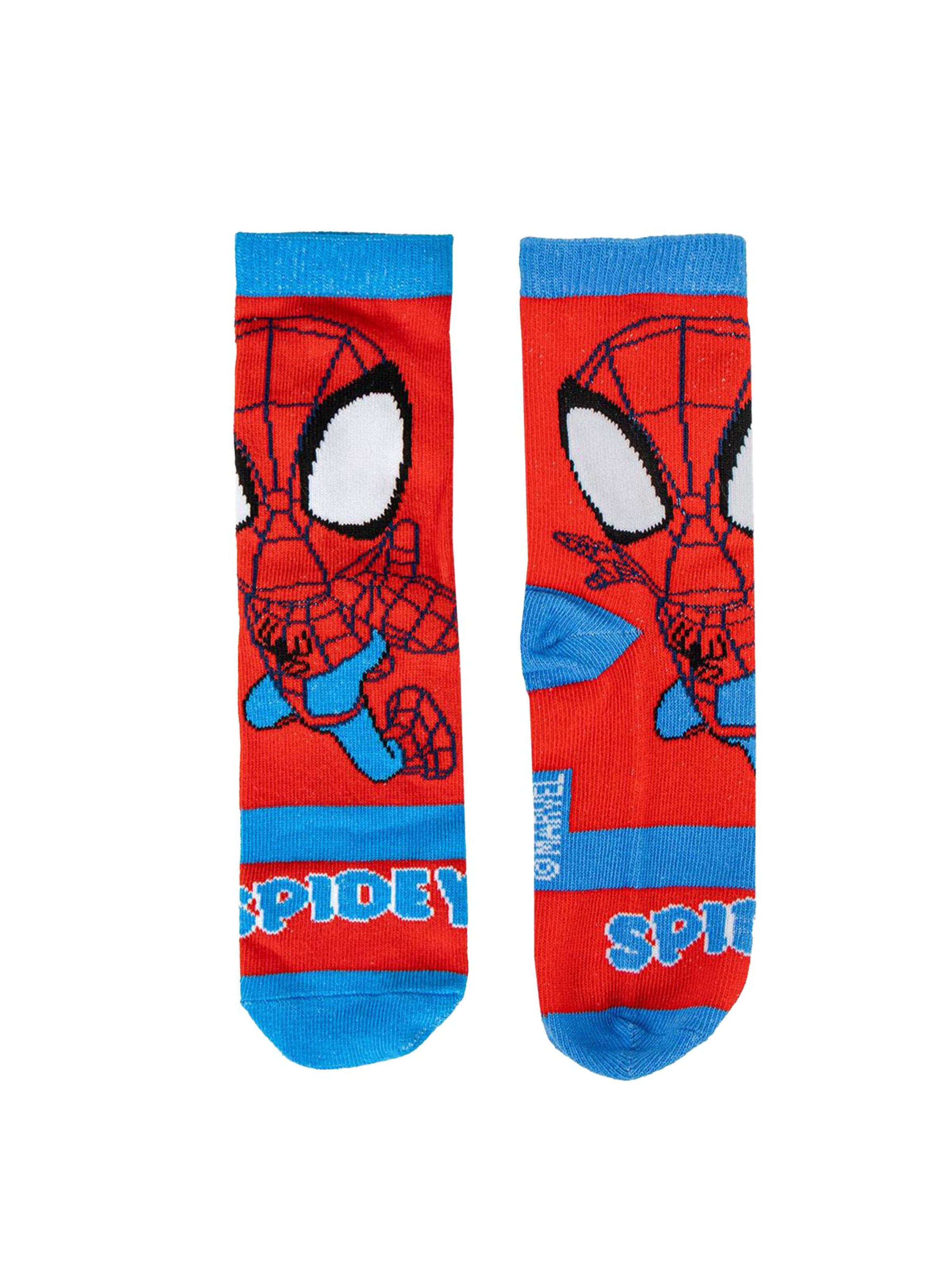 Chaussettes 'Socken Pack 3 Stück Spidey' DISNEY en mélange de couleurs