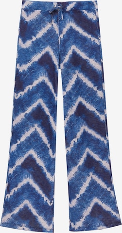 Pull&Bear Lużny krój Spodnie w kolorze niebieski: przód