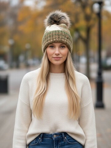 Kumixi Mütze 'Bommelmütze' in Grün