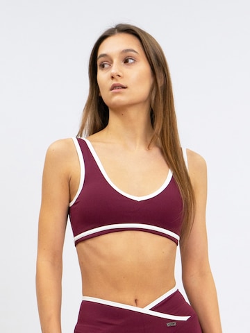 DRILLS Apparel Sport-BH 'FUSE'‌‌‌‌‌‌‌‌‌ in Rot: Vorderseite