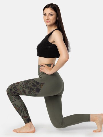 LEAFLETIC - Skinny Leggings 'Leafletic Women`s Long Length Legging' en verde