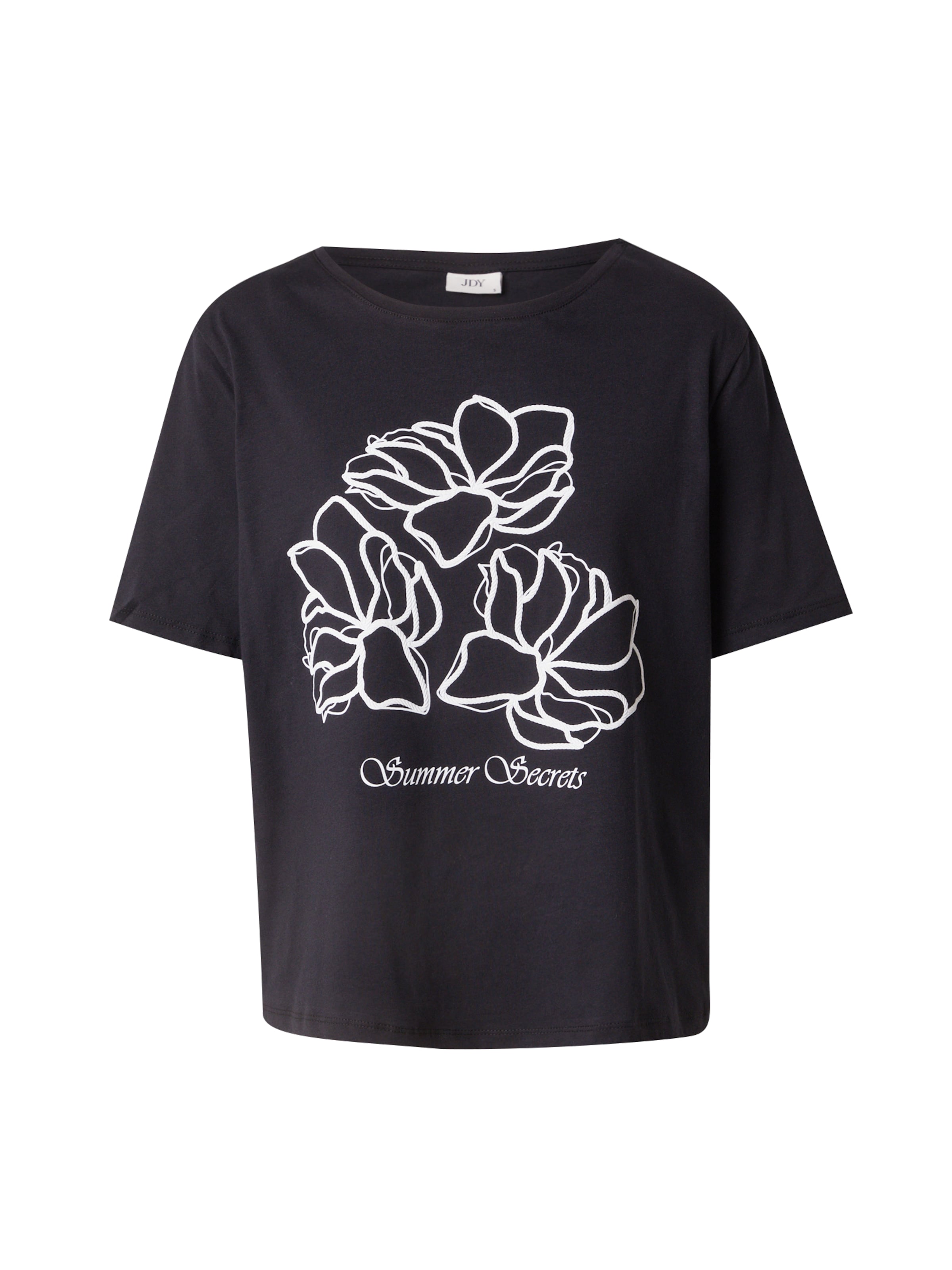 JDY Tričko 'JDYLOUISA' - Čierna: predná strana